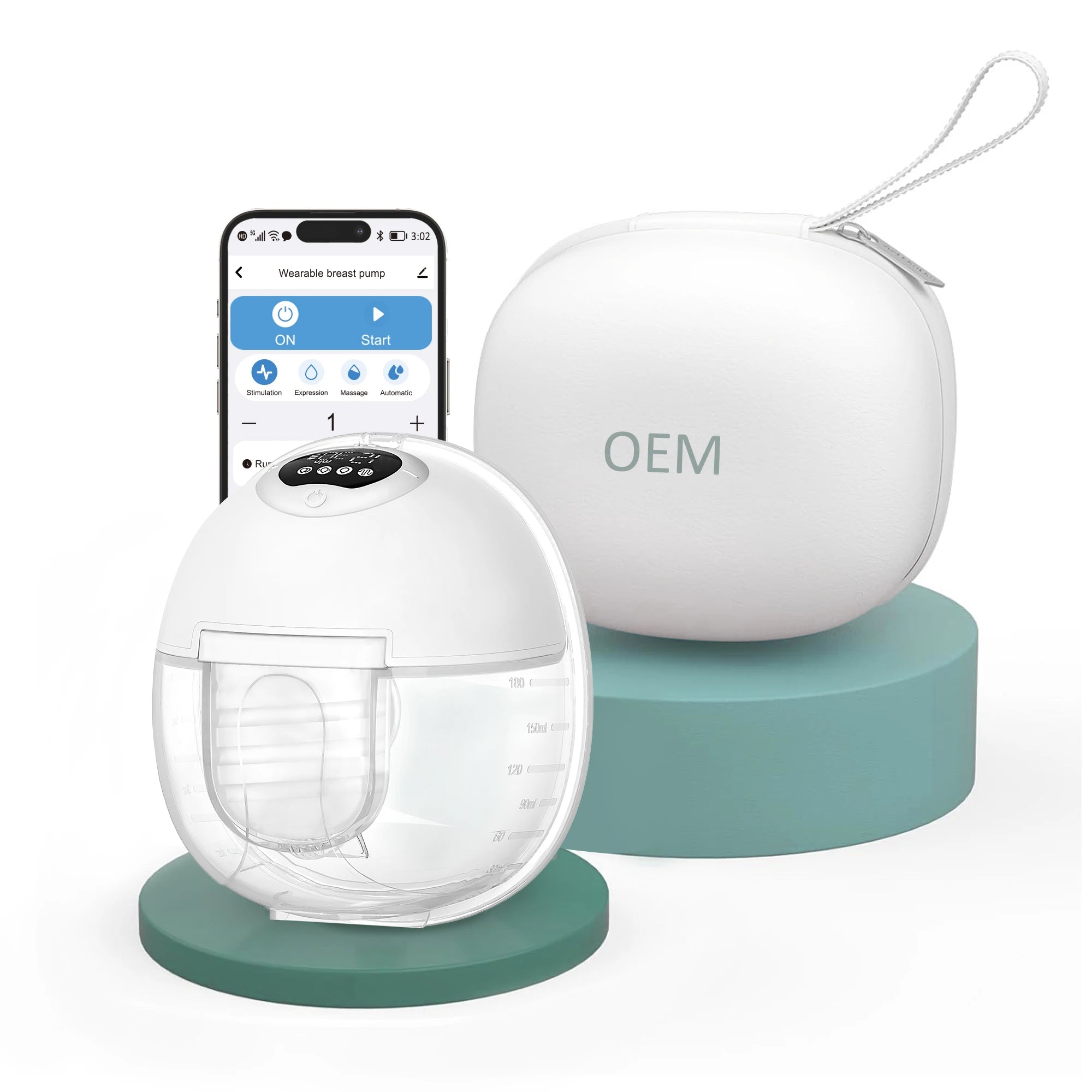 S39 Bluetooth Borstkolf Handsfree Draadloze Draagbare Elektrische Eendelige Bluetooth Draagbare Borstkolf