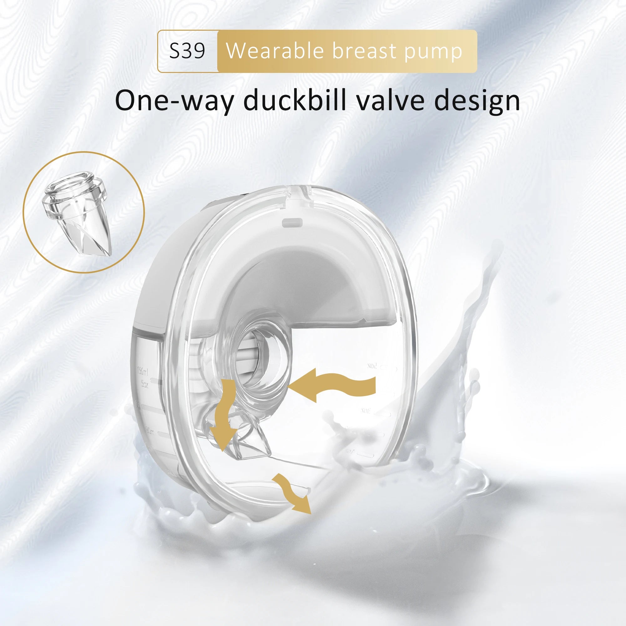 S39 Bluetooth Borstkolf Handsfree Draadloze Draagbare Elektrische Eendelige Bluetooth Draagbare Borstkolf